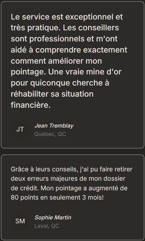 Témoignage client