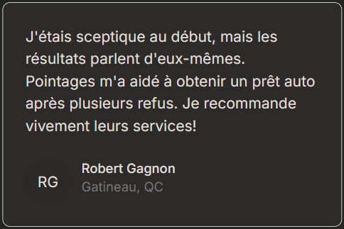 Témoignage client